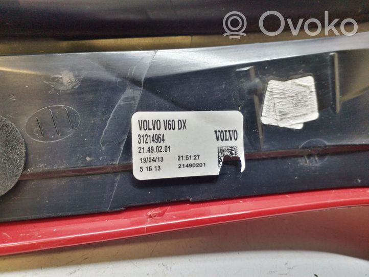 Volvo V60 Luci posteriori 31214964