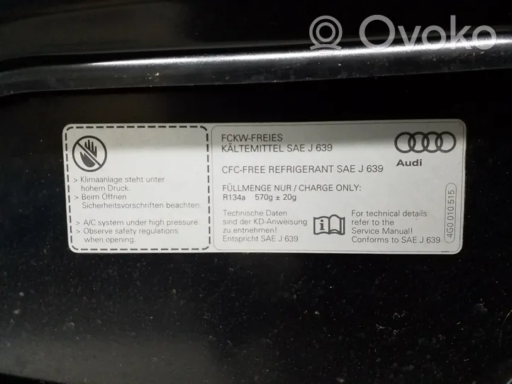 Audi A6 S6 C7 4G Konepelti 4G0010515