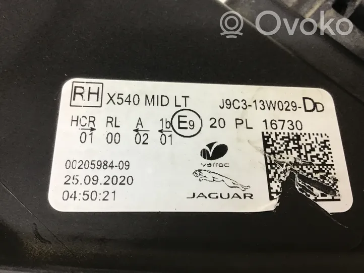 Jaguar E-Pace Etu-/Ajovalo J9C313W029DD