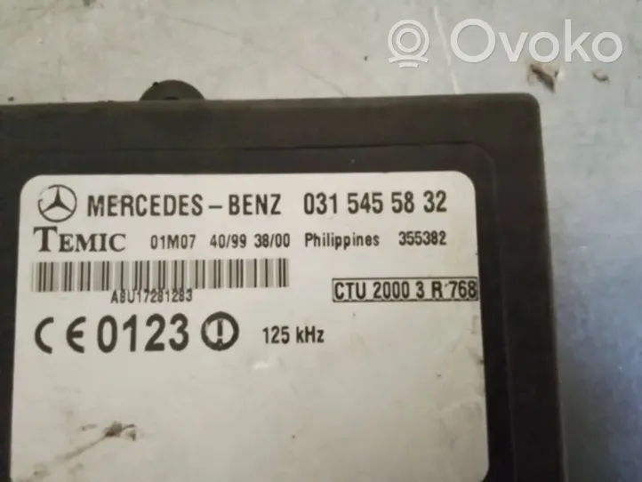 Mercedes-Benz Sprinter W901 W902 W903 W904 Moottorin ohjainlaite/moduuli (käytetyt) 0315455832