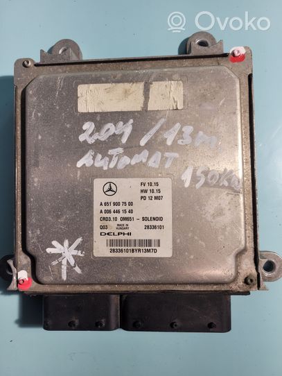 Mercedes-Benz C W204 Sterownik / Moduł ECU A6519007500