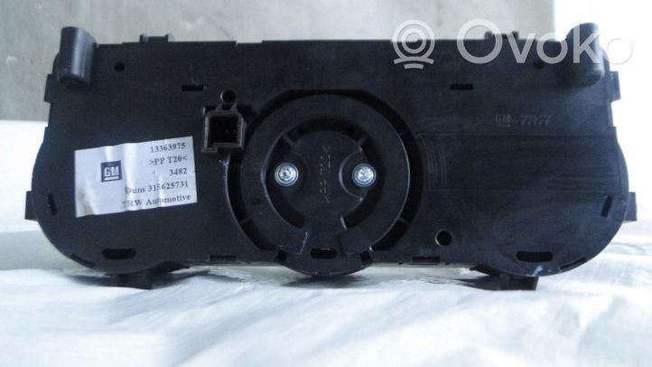 Opel Adam Climate control unit 