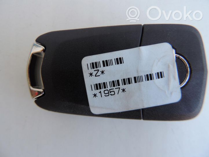 Opel Astra H Ignition key/card 93189840