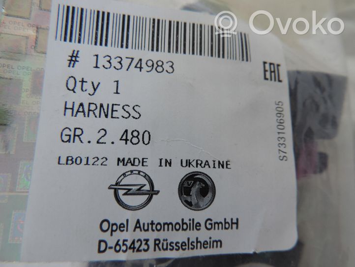 Opel Astra J Faisceau câbles PDC 13374983