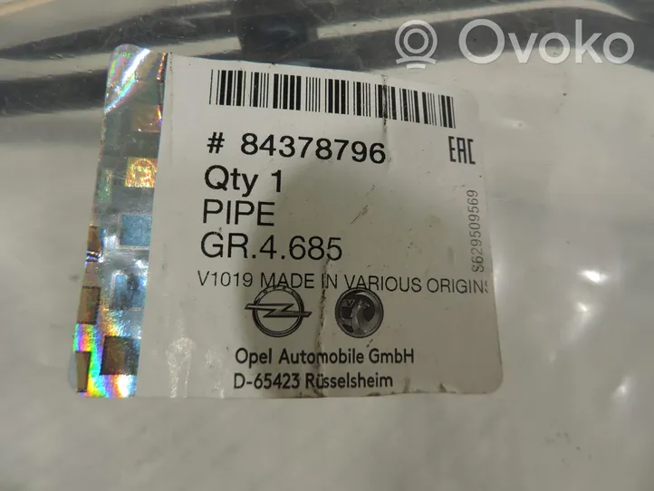 Opel Insignia B Tubo flessibile circuito dei freni 84378796