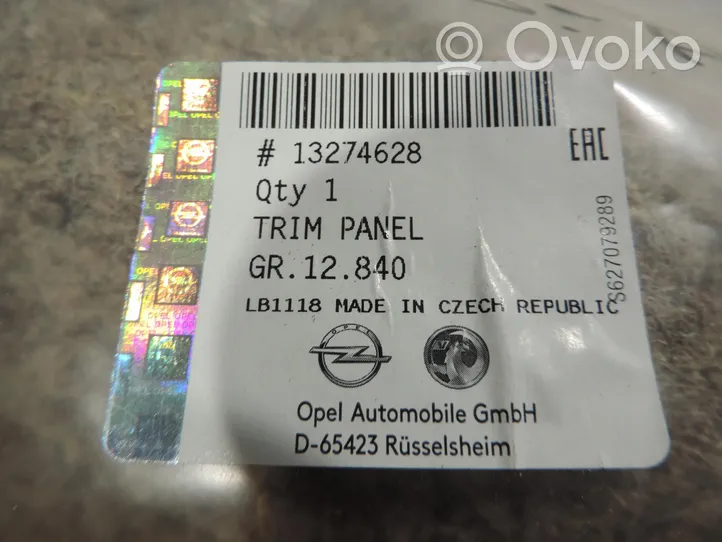 Opel Insignia A Muu vararenkaan verhoilun elementti 13274628