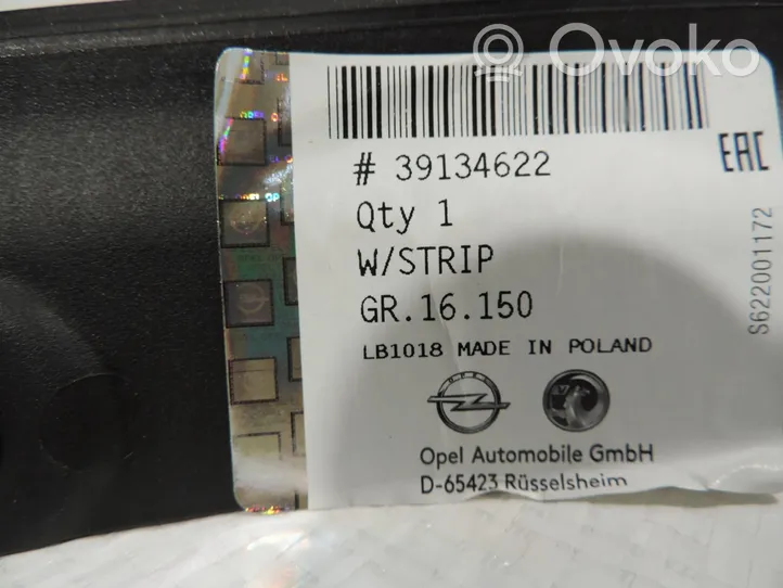 Opel Insignia B Etuoven kumitiiviste 39134622