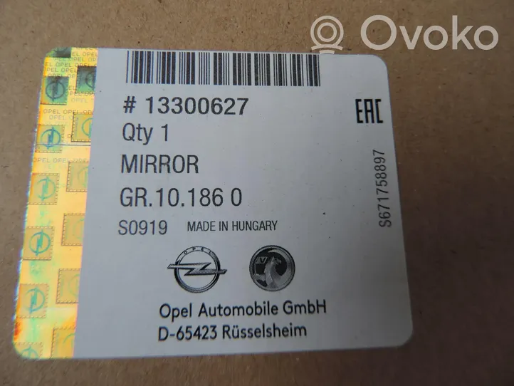 Opel Astra H Wkład lusterka drzwi przednich 13300627