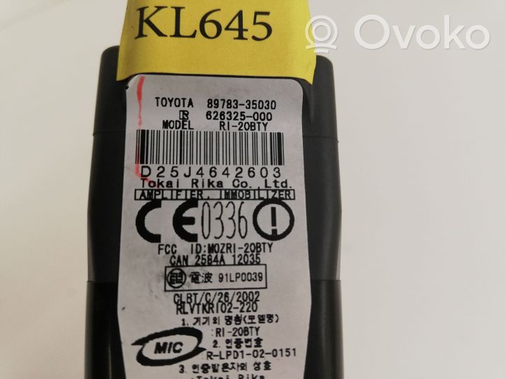 Lexus RX 330 - 350 - 400H Считывающее устройство иммобилайзера (антенна) 8978335030