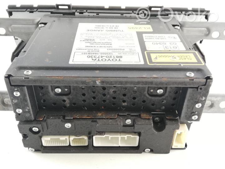 Toyota Prius (XW30) Panel / Radioodtwarzacz CD/DVD/GPS 8612047330