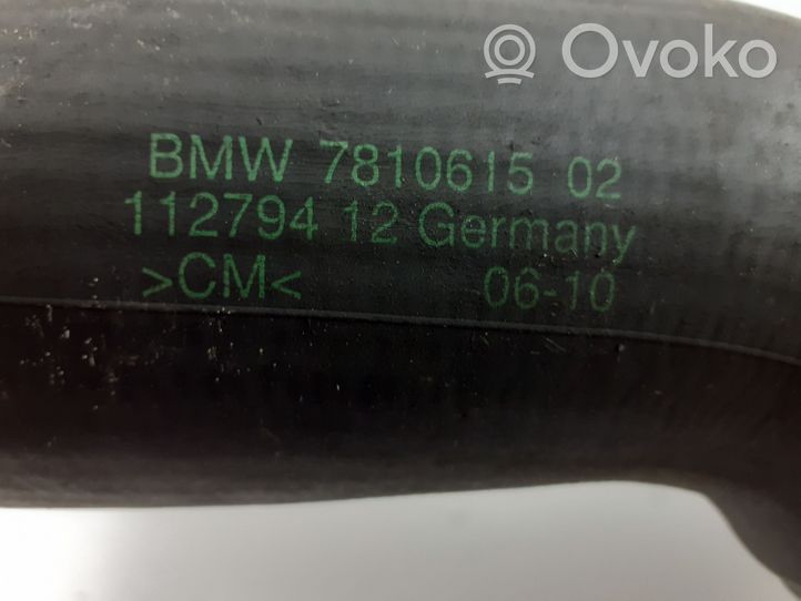 BMW 5 F10 F11 Interkūlerio žarna (-os)/ vamzdelis (-iai) 7810615
