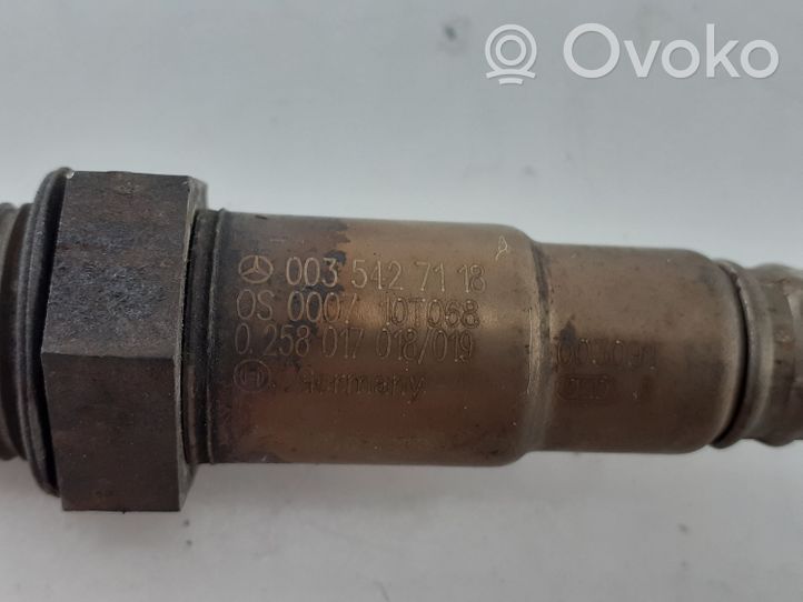 Mercedes-Benz E AMG W212 Sonde lambda 0035427118