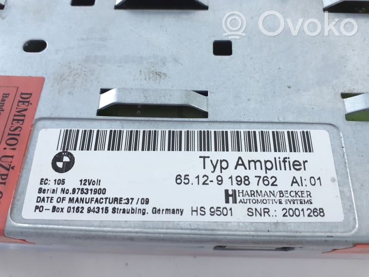 BMW 5 E60 E61 Sound amplifier 9198762