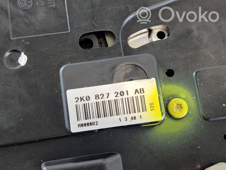 Volkswagen Caddy Loading door lock 2K0827201AB