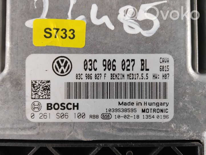 Volkswagen Tiguan Calculateur moteur ECU 03C906027BL