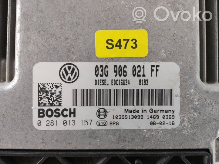 Volkswagen Caddy Moottorin ohjainlaite/moduuli 03G906021FF