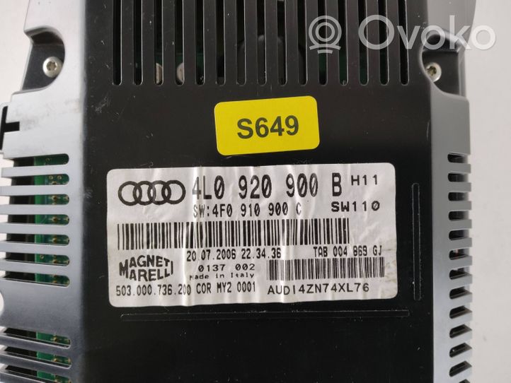 Audi Q7 4L Tachimetro (quadro strumenti) 4L0920900B