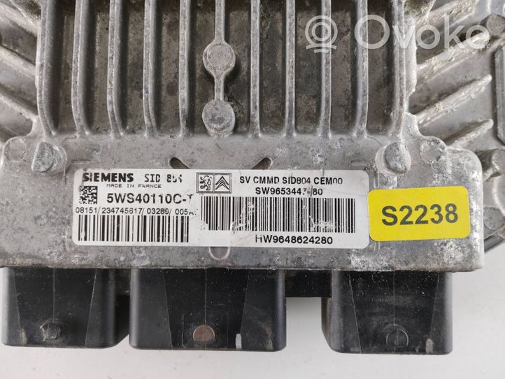 Citroen C3 Calculateur moteur ECU 9653447480