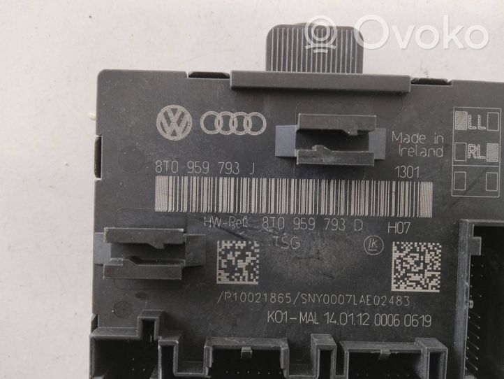 Audi A5 8T 8F Durų elektronikos valdymo blokas 8T0959793J