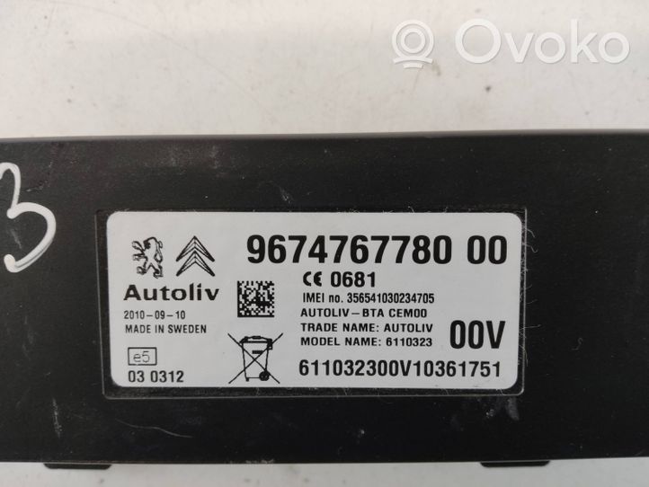 Peugeot iOn Bluetooth Modul Steuergerät 9674767780