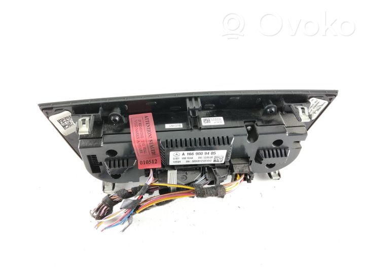 Mercedes-Benz ML W166 Centralina del climatizzatore A1669009405