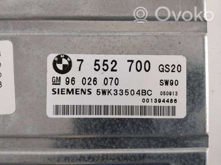 BMW X5 E53 Module de contrôle de boîte de vitesses ECU 7552700