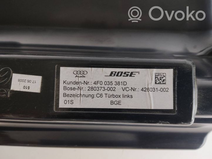 Audi RS6 C6 Etuoven kaiutin 4F0035381D