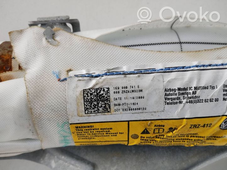 Volkswagen Golf VI Airbag da tetto 1K9880741E