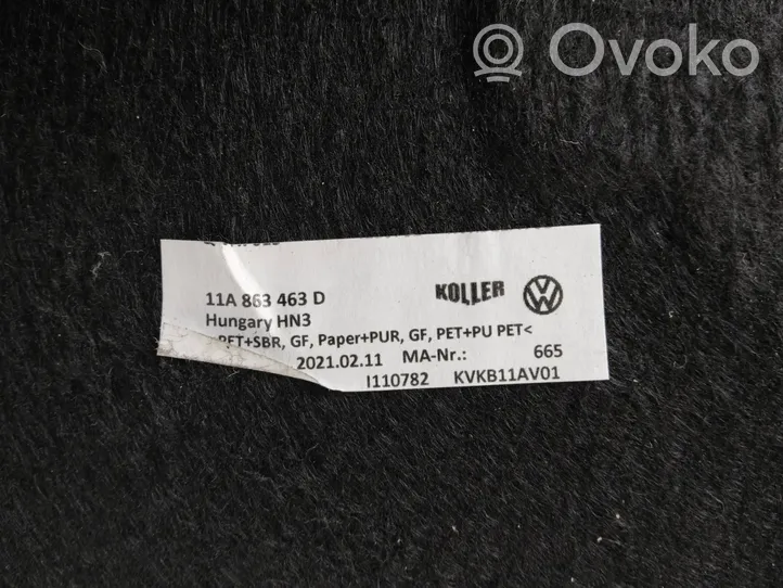 Volkswagen ID.4 Tavaratilan kaukalon tekstiilikansi 11A863463D