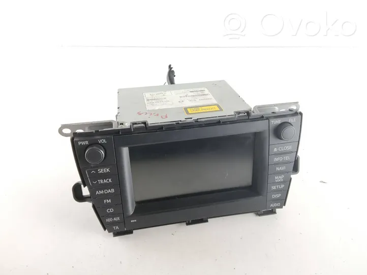 Toyota Prius (XW30) Radio/CD/DVD/GPS-pääyksikkö 8612047400