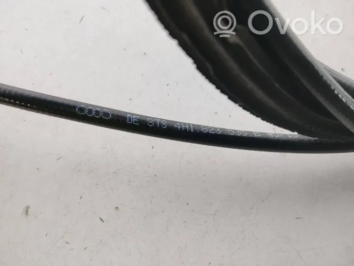 Audi A8 S8 D4 4H Engine bonnet/hood lock release cable 4H1823535B