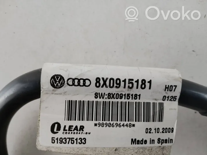 Audi A4 S4 B8 8K Minus / Klema / Przewód akumulatora 8X0915181