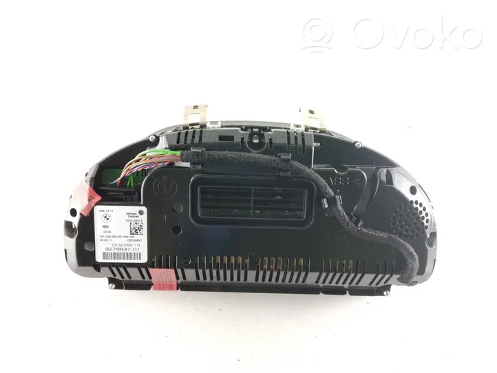 BMW 5 F10 F11 Tachimetro (quadro strumenti) 9276647