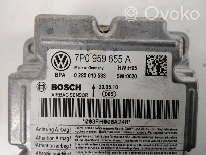 Porsche Cayenne (92A) Centralina/modulo airbag 7P0959655A