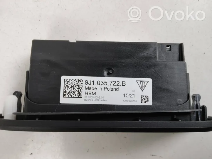 Porsche Taycan 9J1 Connecteur/prise USB 9J1035722B