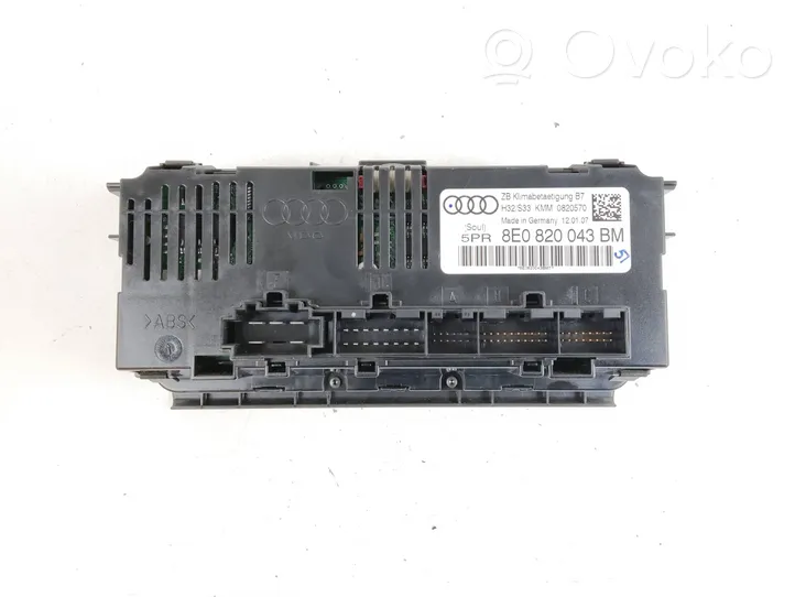 Audi A4 S4 B7 8E 8H Unidad de control climatización 8E0820043BM