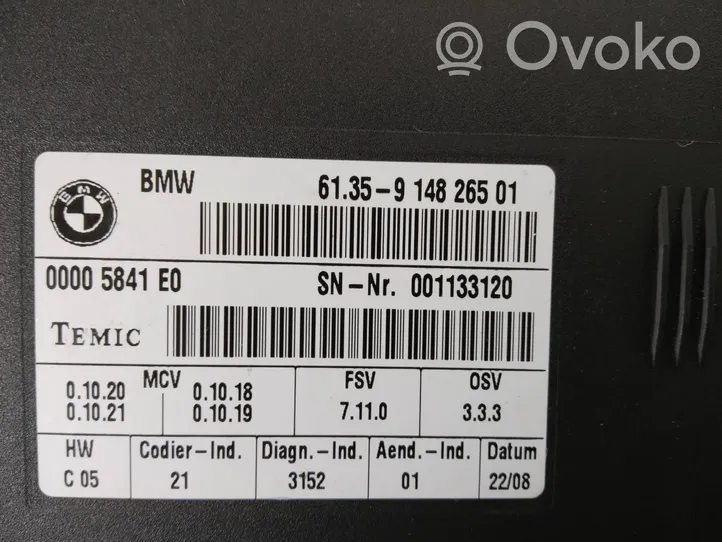 BMW 3 E90 E91 Sėdynės valdymo blokas 9148265