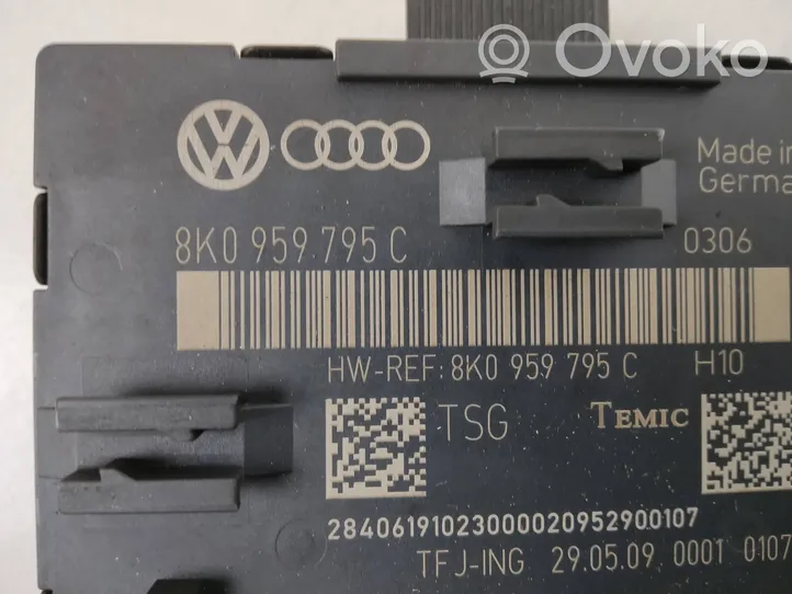 Audi A4 S4 B8 8K Durų elektronikos valdymo blokas 8K0959795C