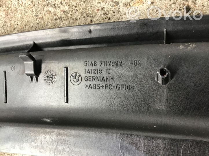 BMW 3 E92 E93 Parcel shelf grill 7117592