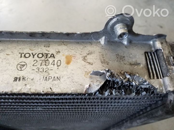 Toyota RAV 4 (XA20) Chłodnica powietrza doładowującego / Intercooler 27040332
