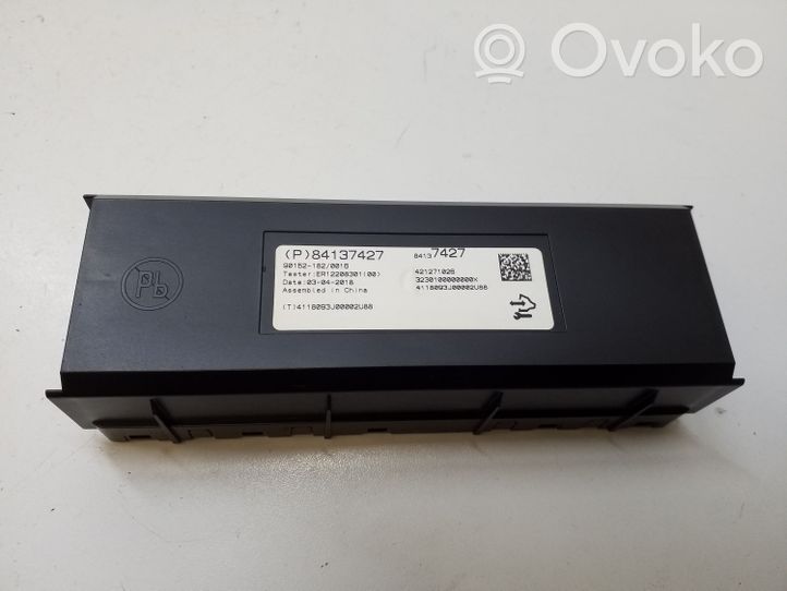 Opel Insignia B Modulo di controllo ventola 84137427