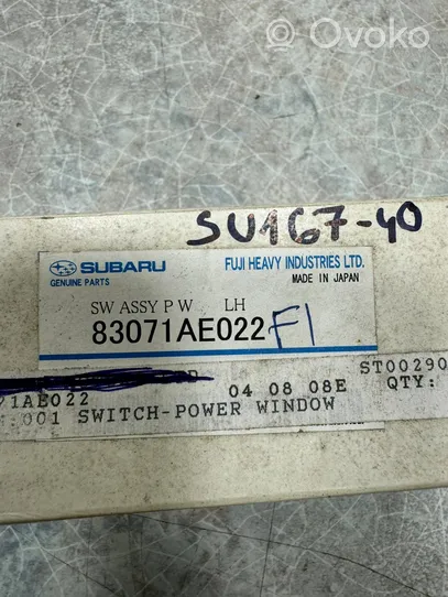 Subaru Legacy Sähkötoimisen ikkunan ohjauskytkin 83071AE022