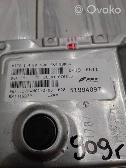 Alfa Romeo Mito Engine control unit/module ECU 51994097