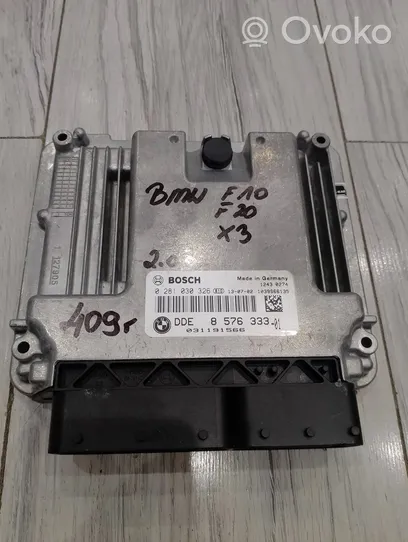 BMW 3 F30 F35 F31 Centralina/modulo motore ECU 0281030326