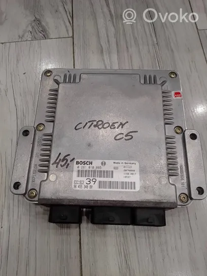 Citroen C5 Unité de commande, module ECU de moteur 0281010885