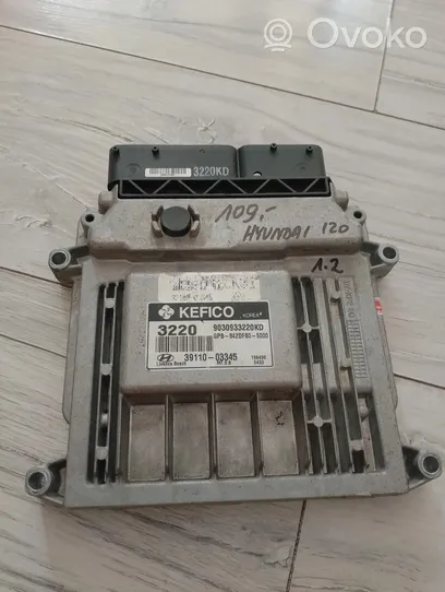 Hyundai i20 (PB PBT) Komputer / Sterownik ECU silnika 39110-03345