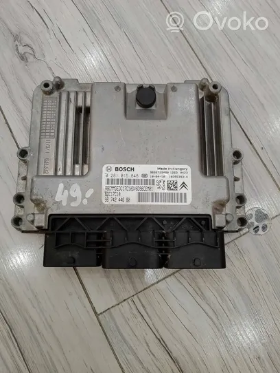 Citroen C3 Komputer / Sterownik ECU silnika 0281015848