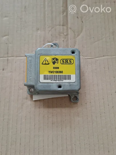 Land Rover Freelander Module de contrôle airbag YWC106360