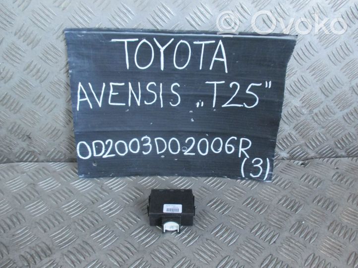 Toyota Avensis T250 Inne wyposażenie elektryczne 