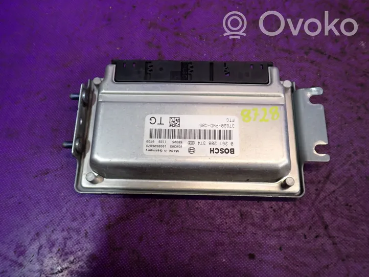 Honda Jazz Unité de commande, module ECU de moteur 37820-PWD-G05